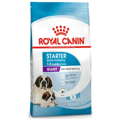 Royal Canin Giant Breed Dog and Puppies Starter Dry Food and Maxi Puppy Dog Wet Food Combo