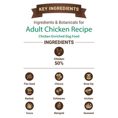 Bruno's Wild Essentials Chicken Recipe Adult Dog Dry Food