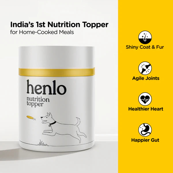 Henlo Everyday Topper for Home Cooked Food and Chicken Pops Treats for Dogs Combo