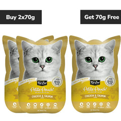 Kit Cat Chicken and Salmon Cat Wet Food (Buy 2 Get 1 Free)