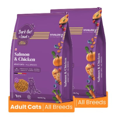 Bark Out Loud Salmon and Chicken Adult Cat Dry Food