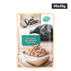 Sheba Fish with Dry Bonito Flake Premium Cat Wet Food