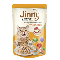 Jinny Tuna Topping Salmon in Gravy Cat Wet Food