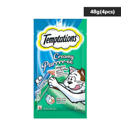 Temptations Creamy Purrrr ee Maguro & Scallop Cat Treats