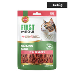 First Meow Salmon Slice Jerky Cat Treat