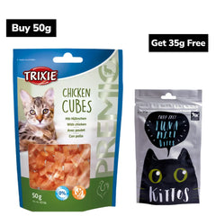 Trixie Premio Chicken Cubes & Tuna Filet Bites Cat Treats