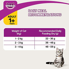Whiskas Chicken, Ocean Fish and Tuna Flavour Adult Cat Dry Food Combo