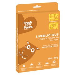 Fresh For Purrs Liverlicious Pumpkin Supplement for Cats