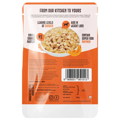 Kennel Kitchen Supreme Cuts Chicken Liver with Pumpkin and Chicken with Pumpkin Gravy Adults & Puppy Dog Wet Food (All Life stages) Combo