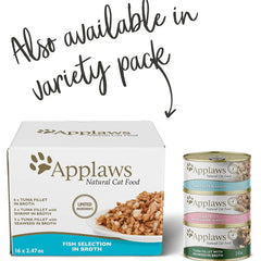 Applaws Tuna Fillet and Prawns Tinned Cat Wet Food (70g)