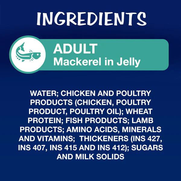 Purina Felix Mackerel with Jelly and Chicken with Jelly Adult Cat Wet Food Combo