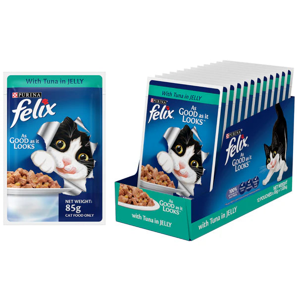 Purina Tuna with Jelly and Chicken with Jelly Kitten Cat Wet Food Combo