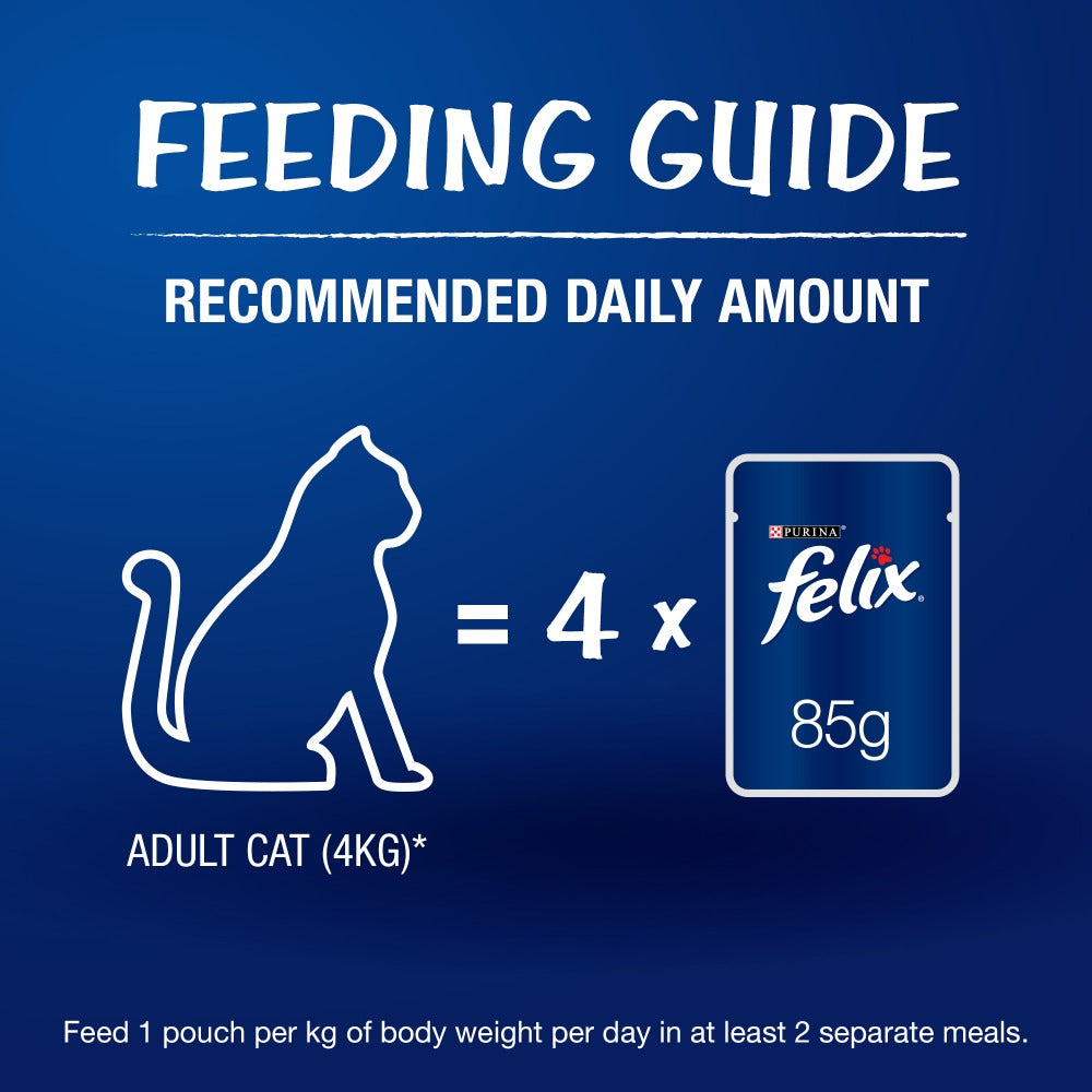Friskies Seafood Cat Dry Food and Purina Felix Tuna with Jelly Adult Cat Wet Food Combo