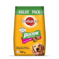 Pedigree Milk and Chicken Flavour Biscrok Biscuits Dog Treats (900g)