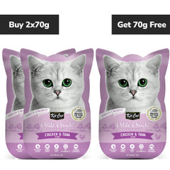 Kit Cat Chicken and Tuna Cat Wet Food (Buy 2 Get 1 Free)