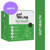 PetStrong Probiotic and Prebiotic Gut Health Supplement Sachet for Dogs and Cats