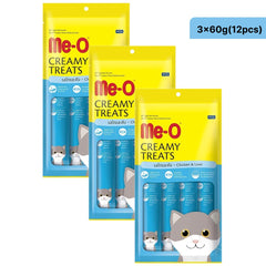 Me O Creamy Crab and Chicken & Liver Cat Treats Combo