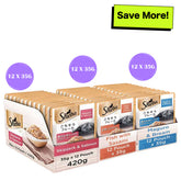 Sheba Skipjack & Salmon, Fish with Sasami and Maguro & Bream Fish Mix Premium Cat Wet Food Combo
