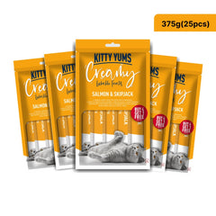 Kitty Yums Salmon & Skipjack Creamy Cat Treats