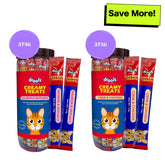 Drools Salmon & Skipjack and Crab & Chicken Creamy Cat Treats Combo