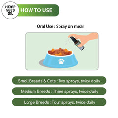 Papa Pawsome Hemp Seed Oil for Dogs