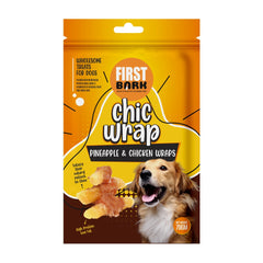 First Bark Pineapple & Chicken Wrap Dog Treats