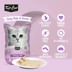 Kit Cat Chicken and Tuna Cat Wet Food (Buy 2 Get 1 Free)