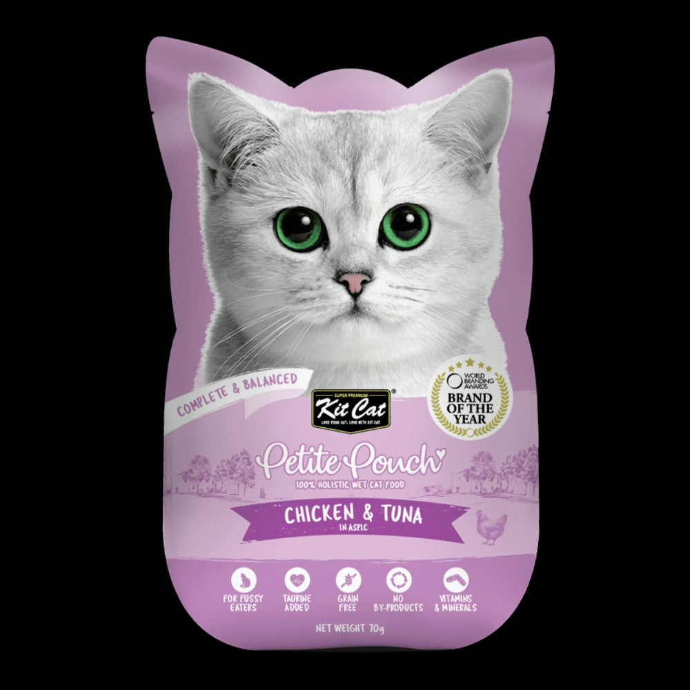 Kit Cat Chicken and Tuna Cat Wet Food (Buy 2 Get 1 Free)