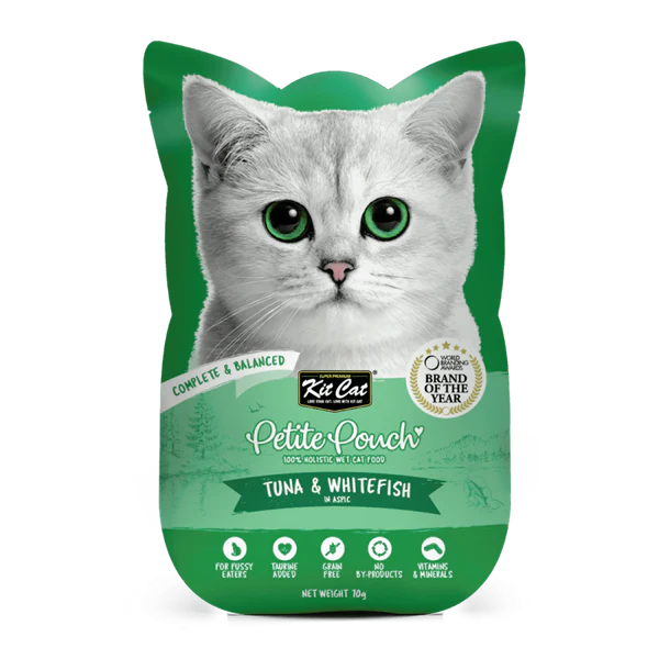 Kit Cat Tuna & White Fish, Chicken & Tuna and Classic Tuna Cat Wet Food Combo
