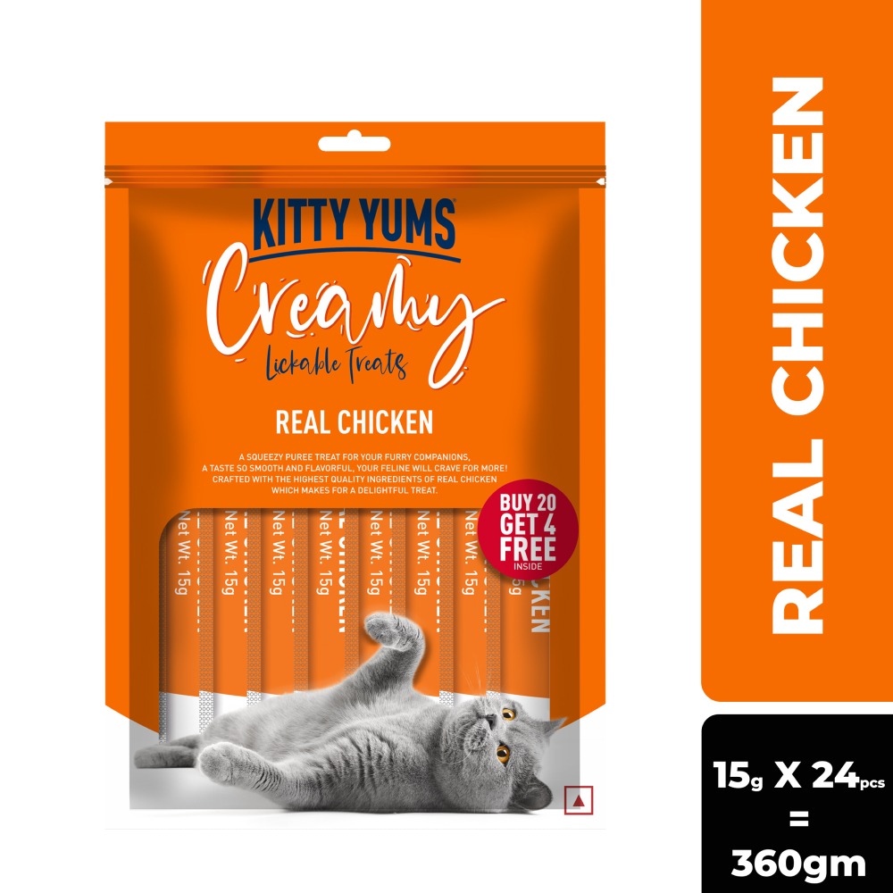 Kitty Yums Real Chicken Creamy Cat Treats