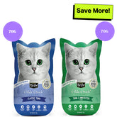 Kit Cat Tuna and White Fish and Classic Tuna Cat Wet Food Combo