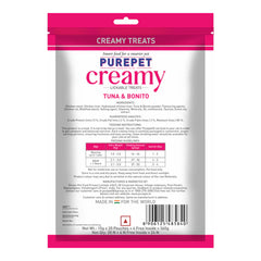 Purepet Tuna and Bonito Lickable Creamy Treats for Cats