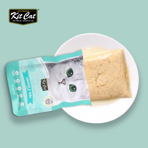 Kit Cat Chicken and Saba in Aspic Cat Wet Food