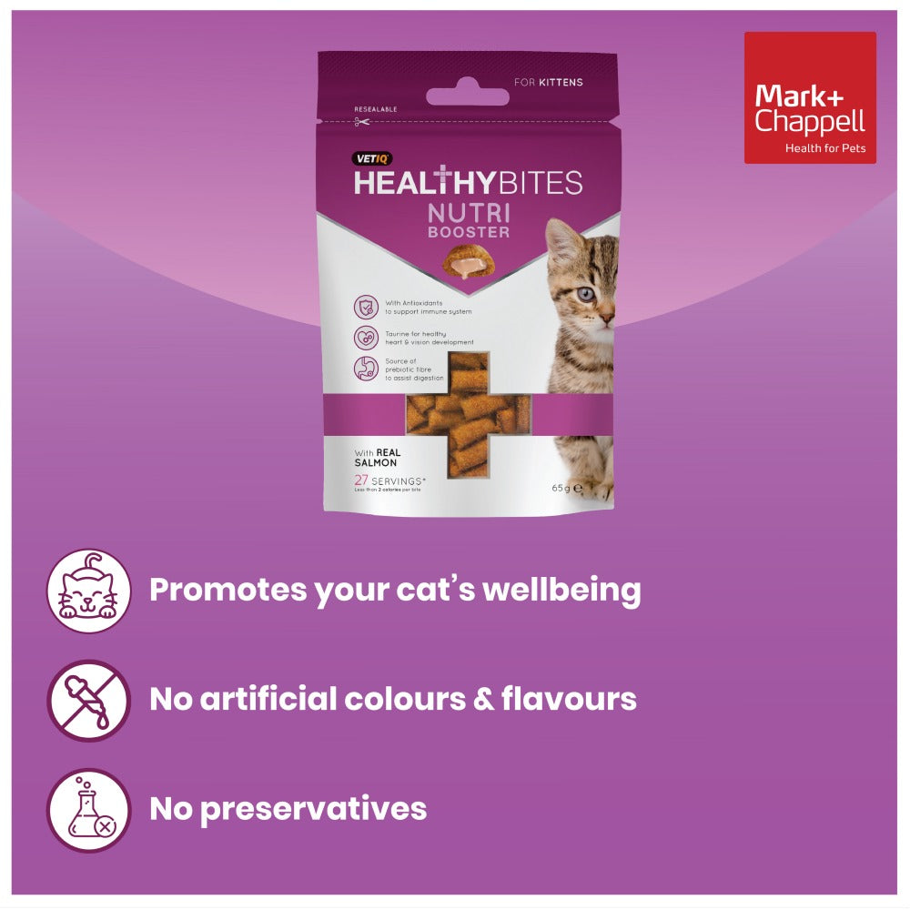 Mark and Chappell Healthy Bites Nutri Booster Kitten Treats