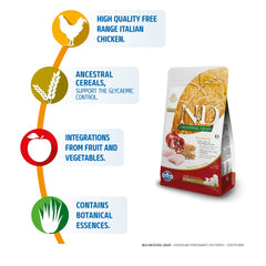 Farmina N&D Chicken & Pomegranate Ancestral Grain Starter Puppy Dog Dry Food