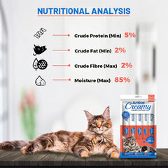 Active Lickable Tuna & Ocean Fish Creamy Cat Treats