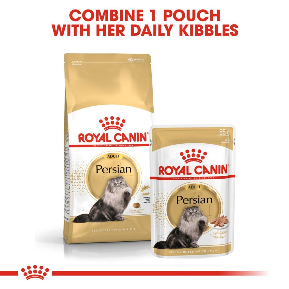 Royal Canin Persian Adult Cat Dry and Wet Food Combo