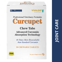 Vivaldis Curcupet (Curcumin) for Dogs & Cats (pack of 30 tablets)