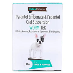 Ek Tek Wormtek Puppy Deworming Suspension (20ml)