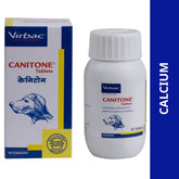 Virbac Canitone Tablets Calcium Supplement for Dogs and Cats (Pack of 30 tablets)