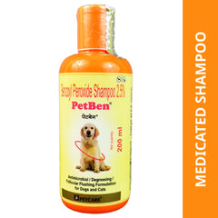 Petcare Petben (Benzoyl peroxide) Shampoo for Dogs & Cats (200ml)
