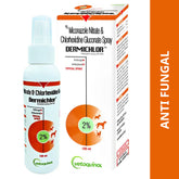 Vetoquinol Dermichlor Antibacterial Antifungal Spray (100ml) for Dogs and Cats