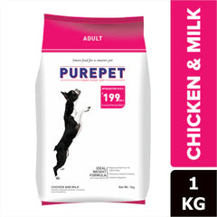 Purepet Chicken & Milk Adult Dry Dog Food