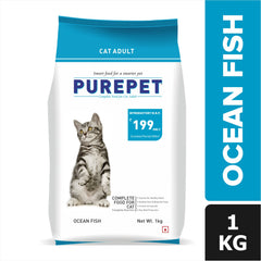 Purepet Mackerel and Ocean Fish Adult Cat Dry Food Combo