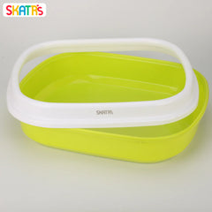 Skatrs Litter Tray for Cats (Green)