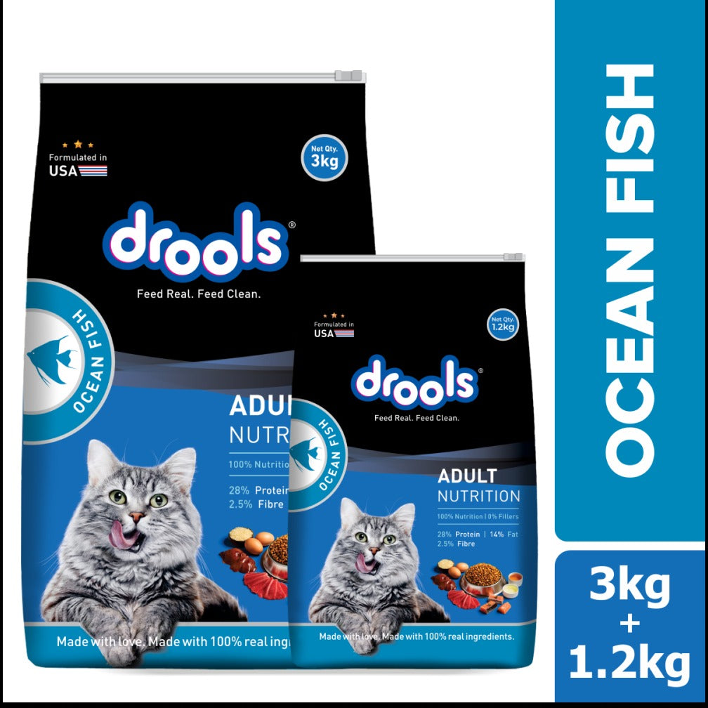 Drools Ocean Fish Adult Cat Dry Food