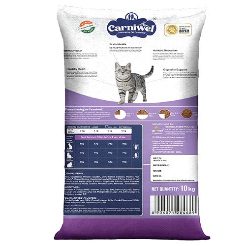 Carniwel Fresh Fish and Shrimp For Adult Cat Dry Food