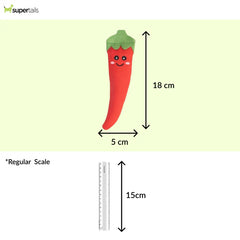 Talking Dog Club Red Chilli with 100% Catnip Toy for Cats (Red)