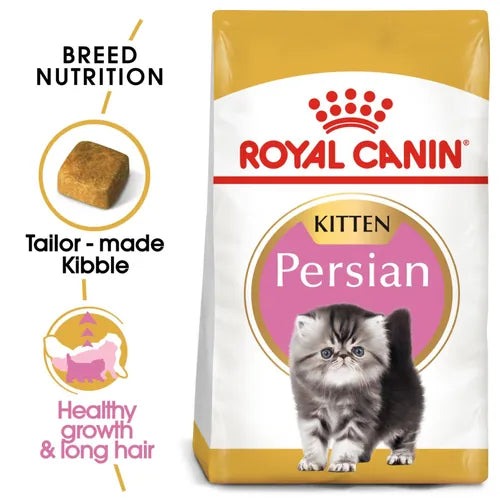 Royal Canin Persian Dry Food and Gravy Kitten Cat Wet Food Combo