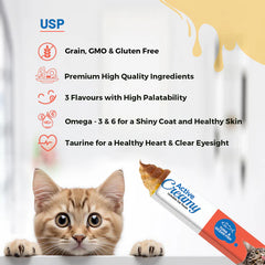 Active Lickable Tuna & Ocean Fish Creamy Cat Treats